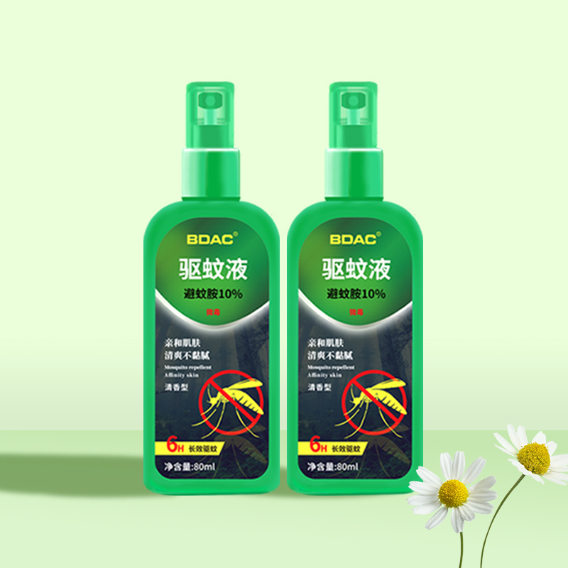 BDAC户外驱蚊液喷雾花露水80ml*2