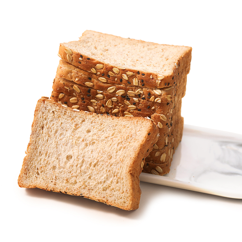 【首单+签到】元倍佳黑麦全麦面包吐司1斤