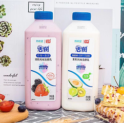 30.9元包邮！新希望琴牌活润水果酸奶910g*2桶