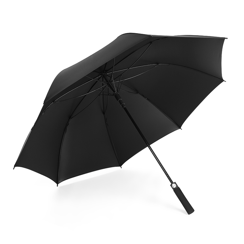 稳定签到【雨歌】晴雨两用黑色长柄伞