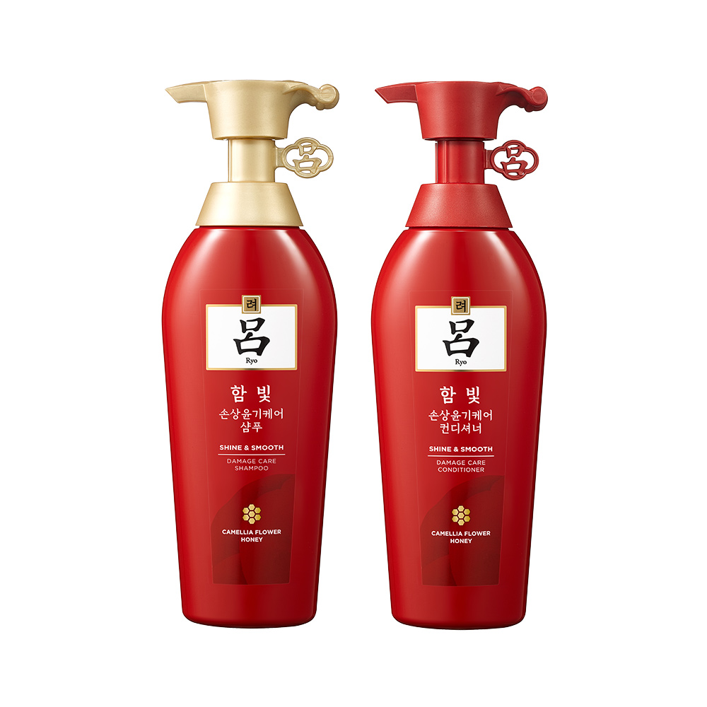 拍2件！RYO吕韩国进口红/绿洗护400ml*2瓶