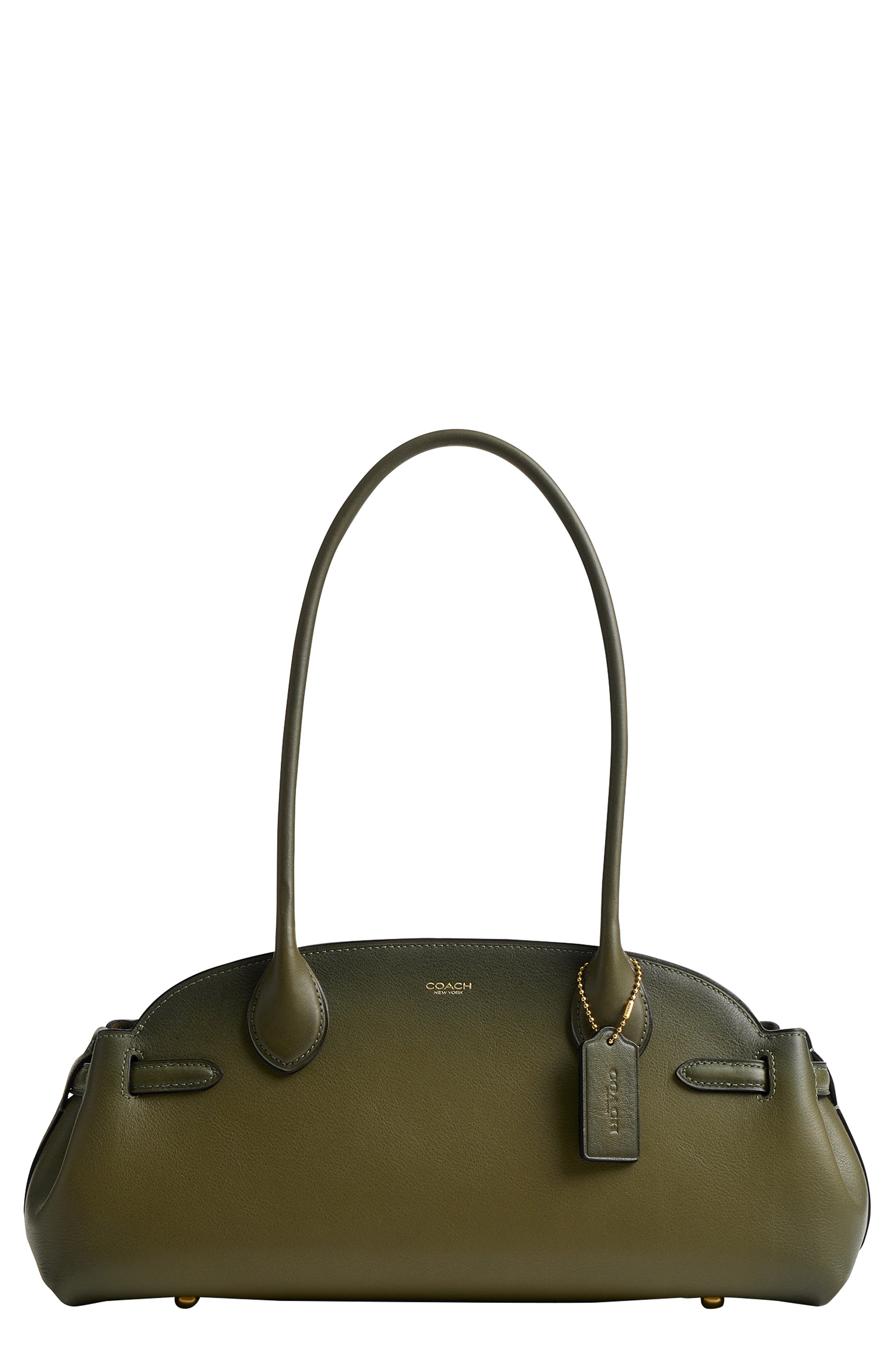 COACH Empire 34 Leather Carryall 蔻驰手提包 Olive