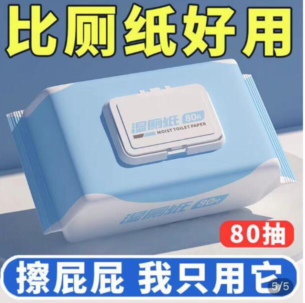 湿厕巾12元5大包400片
