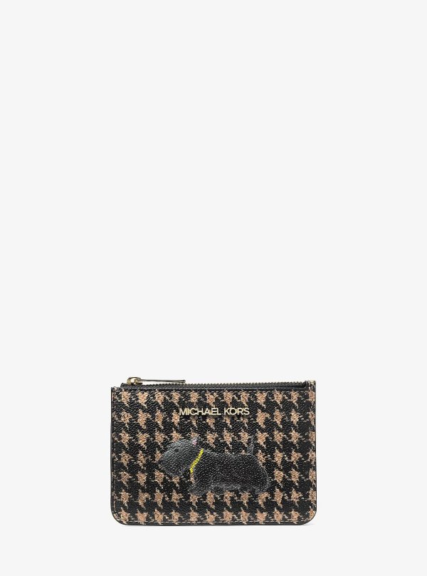 Michael Kors Jet Set Travel 小号千鸟格零钱包