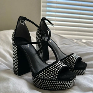 Sam Edelman Nellie Glitz高跟水钻凉鞋
