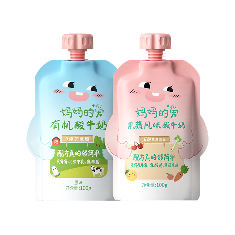 奶气妈妈的爱儿童酸奶有机0蔗糖控糖酸奶