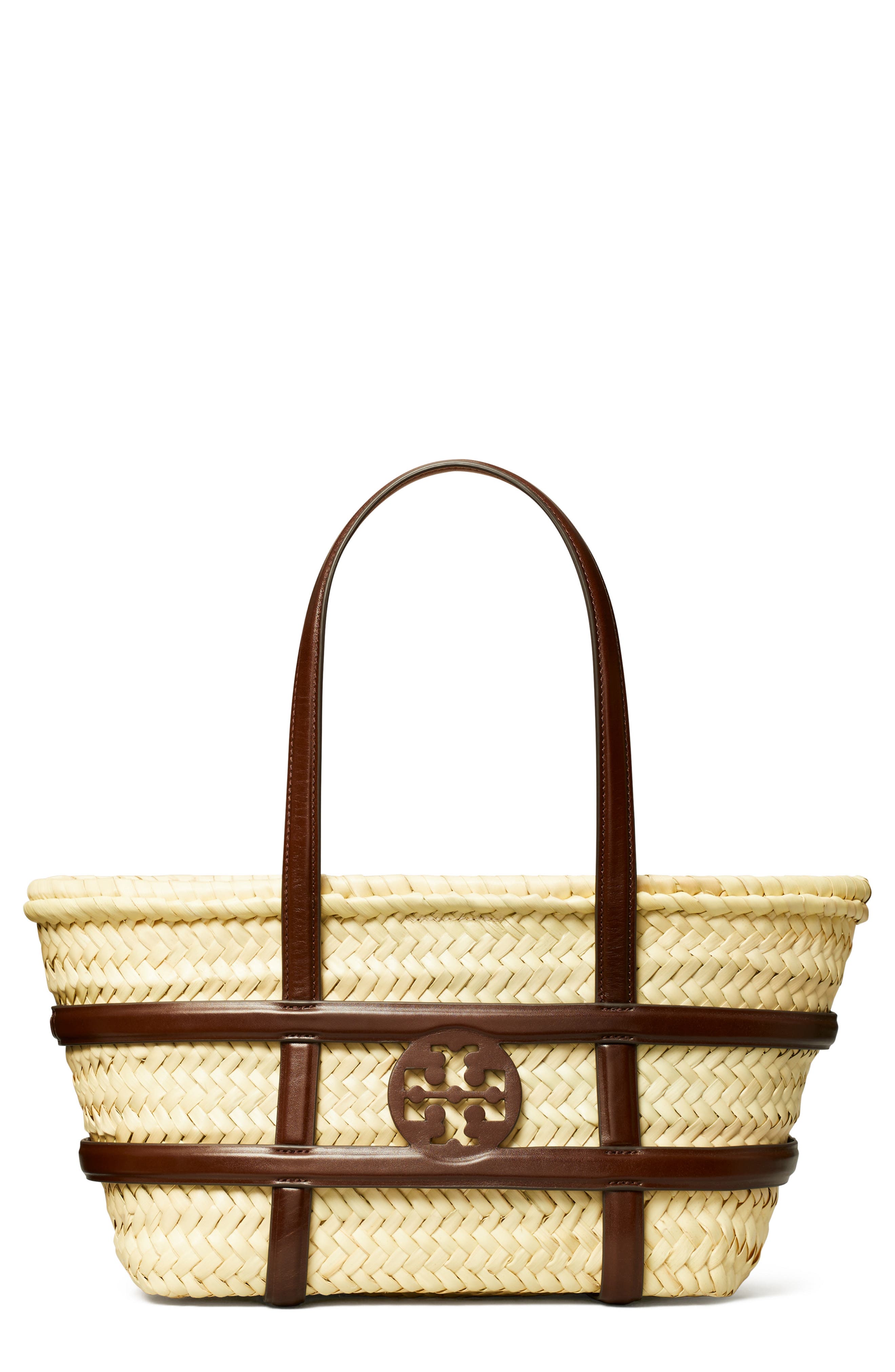 Tory Burch Ella Small Straw Basket Tote