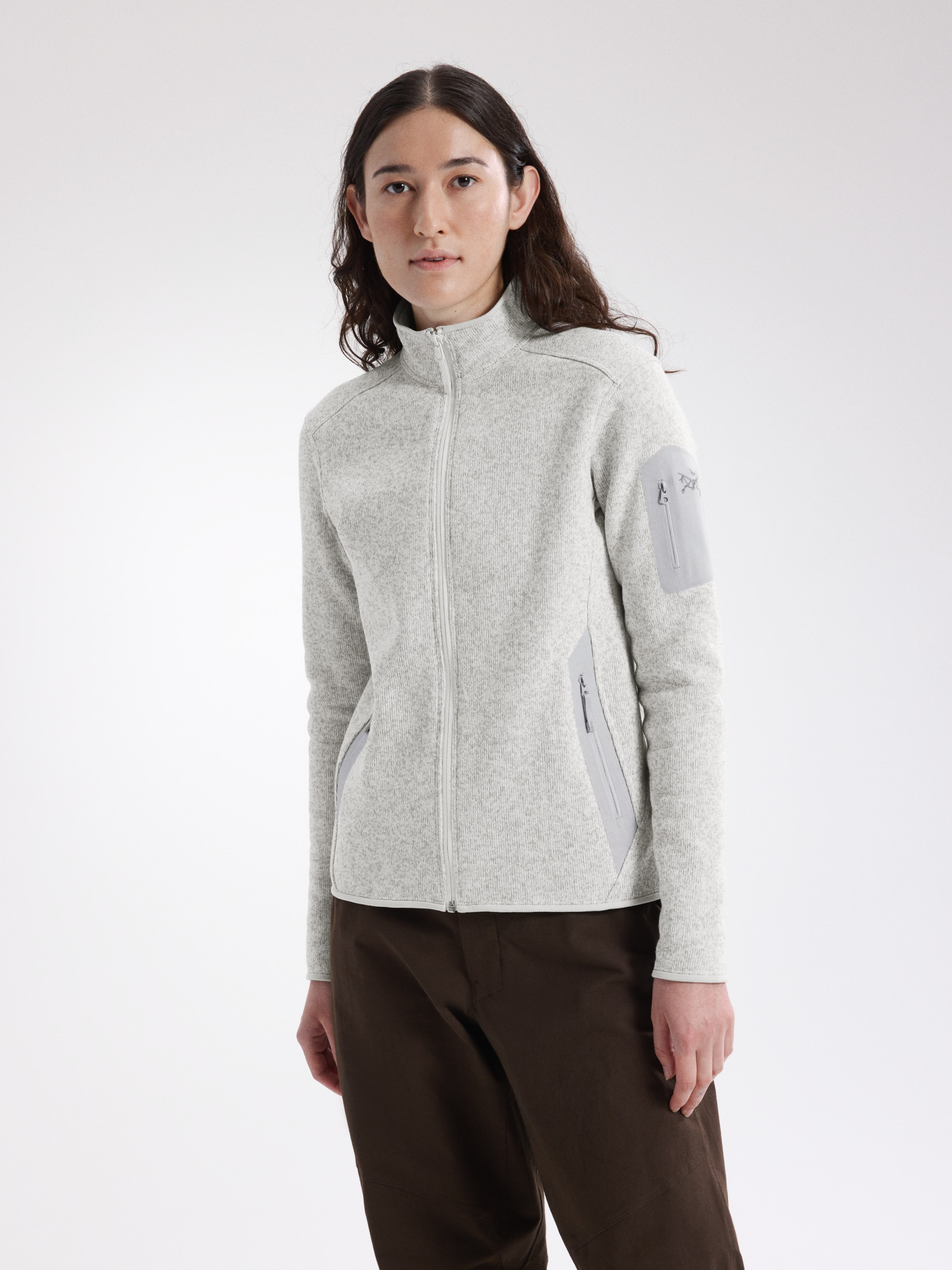 Arcteryx Covert Cardigan 始祖鸟女士开衫 Atmos Heather XL