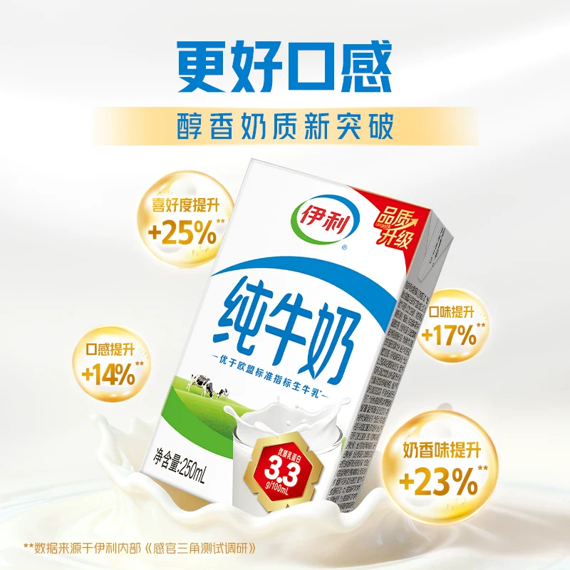 伊利纯牛奶250ml×21盒×2箱