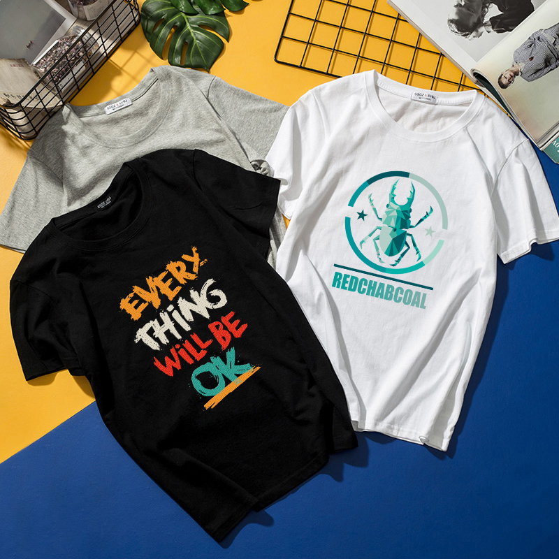 【超值14.9】情侣宽松纯棉短袖T恤