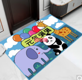 9.9元包邮！斜月三星  进门客厅入户垫  40*60cm 2条