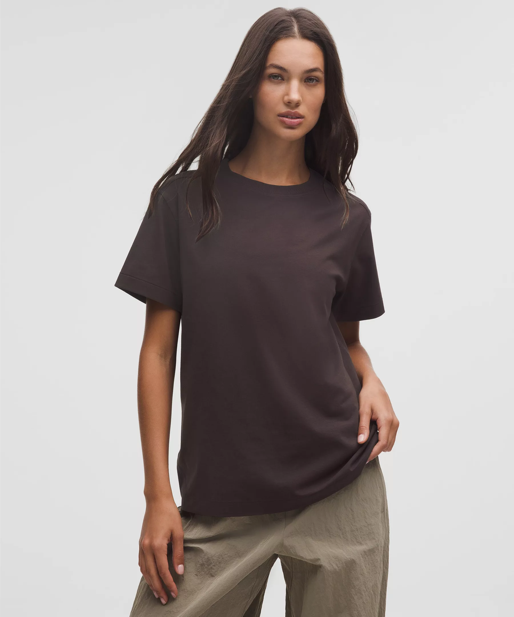Lululemon All Yours Organic 女士T恤 Sequoia M