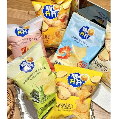 18元包邮！脆升升薯片40g*10袋