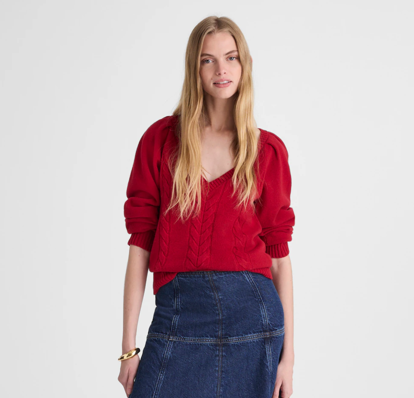 Madewell V领羊毛毛衣！