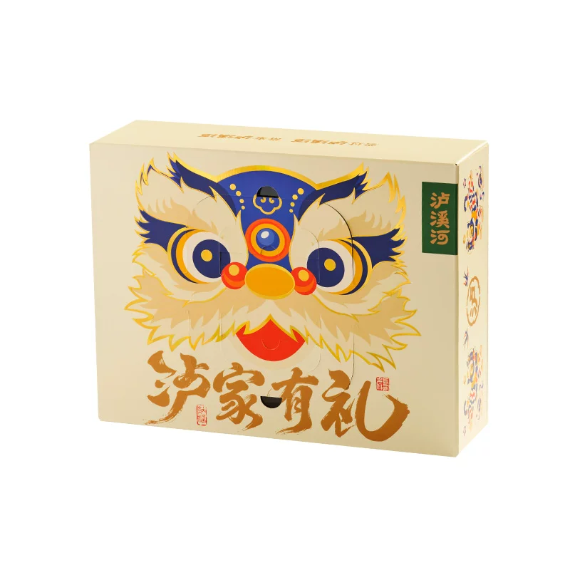 泸溪河狮狮如意桃酥礼盒 限时好价