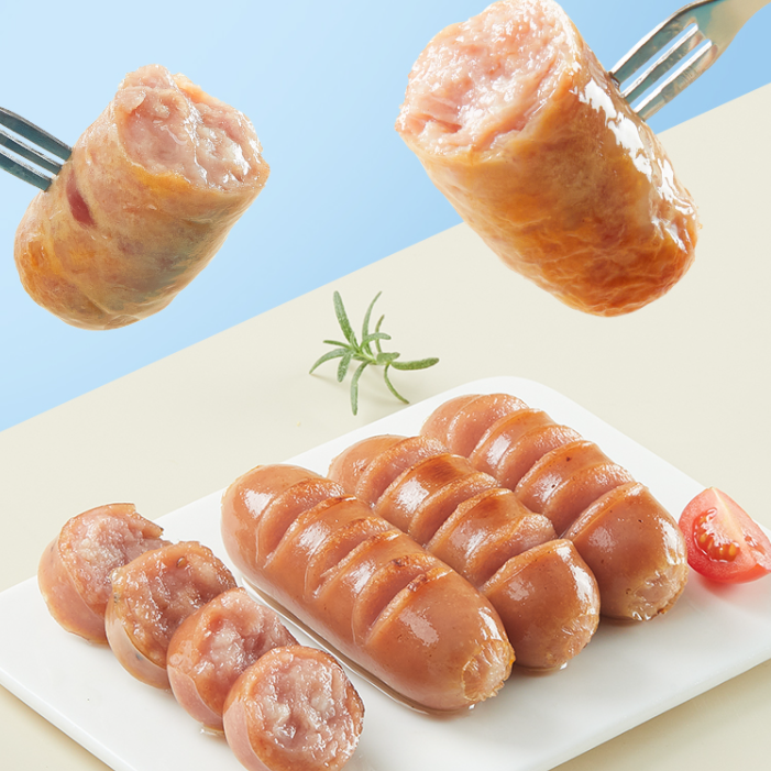 红小厨火山石烤肠原味黑胡椒肠烤肠10根