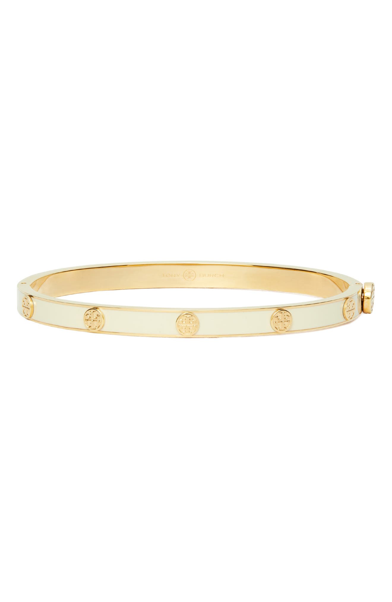 Tory Burch Miller Stud Enamel Hinge Bracelet