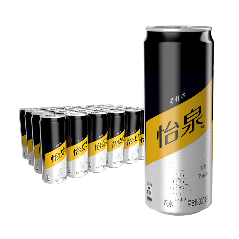 怡泉碳酸苏打水330mlx24罐
