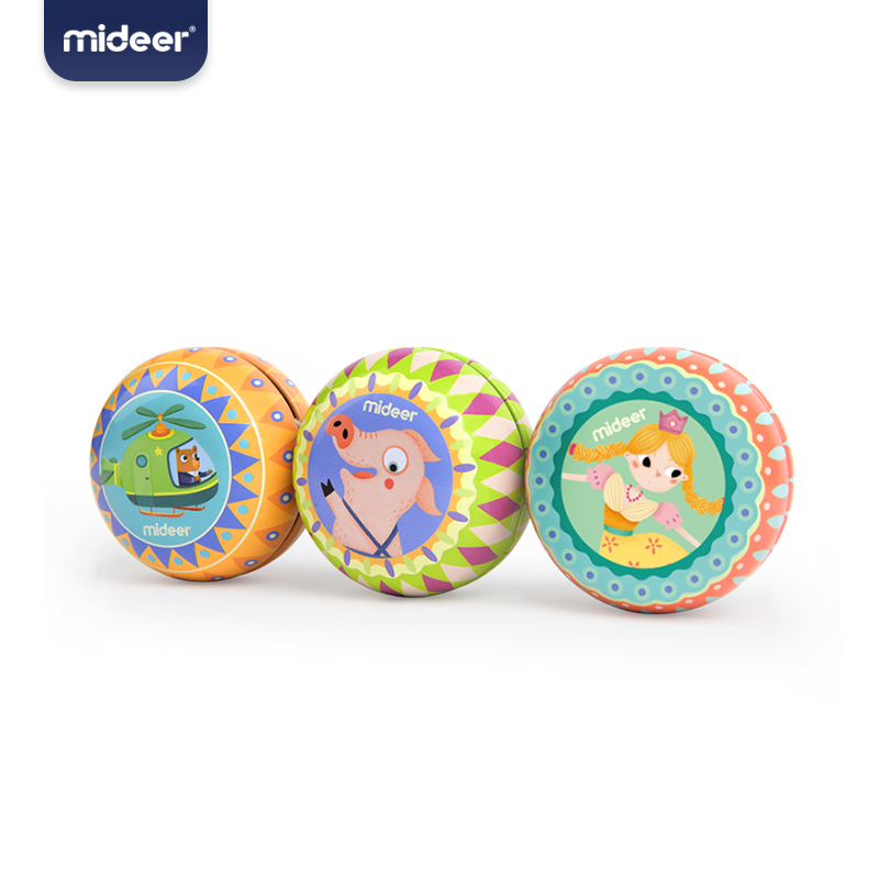 mideer弥鹿儿童铁皮悠悠球彩色溜溜球玩具