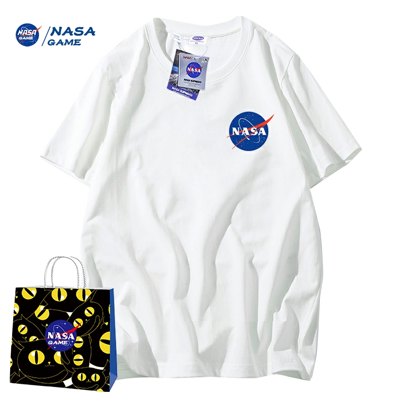 NASA联名款纯棉情侣短袖T恤