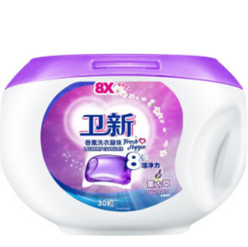 23.45元！卫新香薰洗衣凝珠薰衣草30粒*3 （盒装）