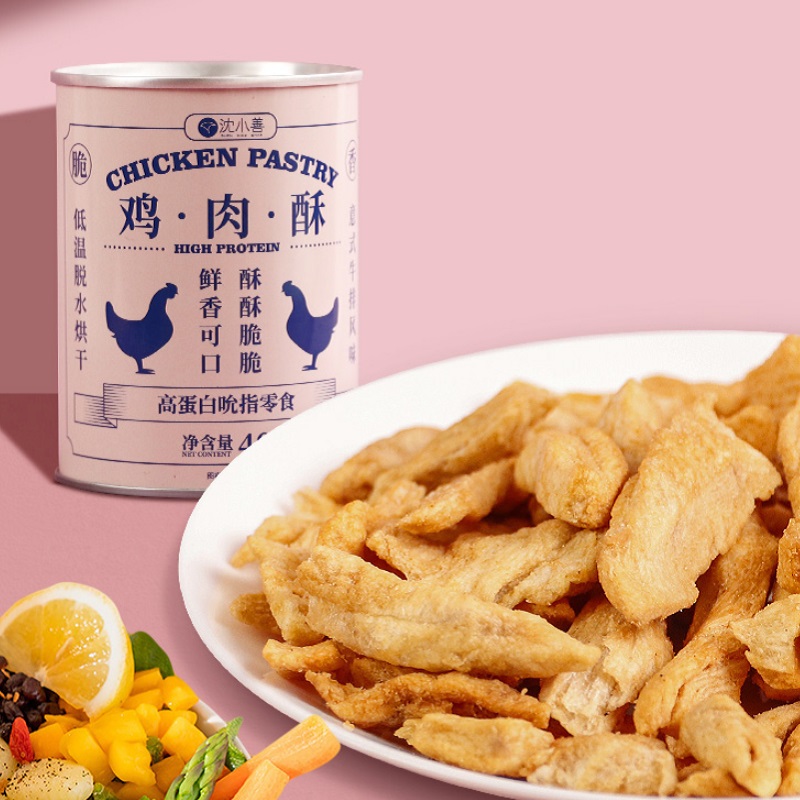【3罐送1罐】沈小善鸡肉酥高蛋白鸡肉干