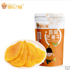 【折7.1元/件】35.9元包邮！曼记福 香甜芒果干 净重108g*5袋