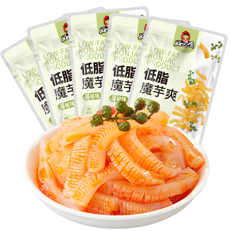 【拍2发3】好巴食魔芋爽约共40包