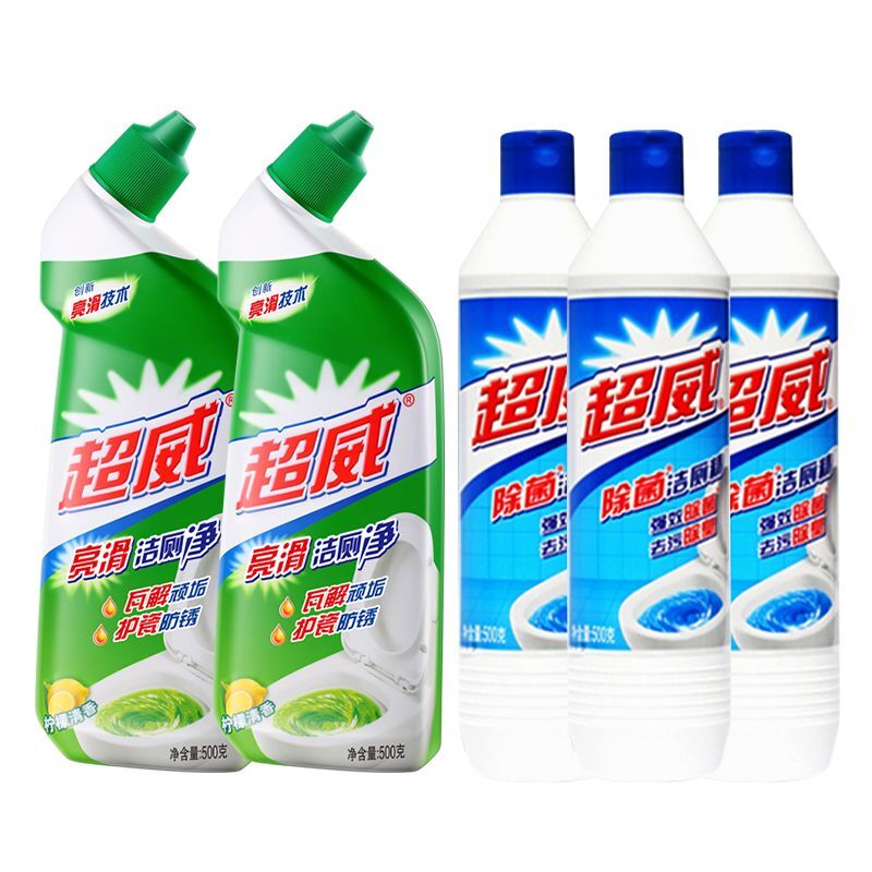 【超威】强效除垢洁厕净500g*4瓶