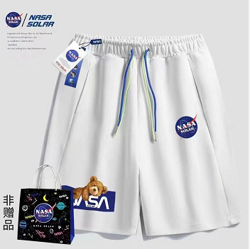 19.9元包邮！NASA联名款短裤