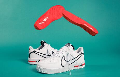 Airforce1react偏大还是偏小 新款 Nike Air Force 1 React 空军一号大童款运动鞋 售价 110 简明教程