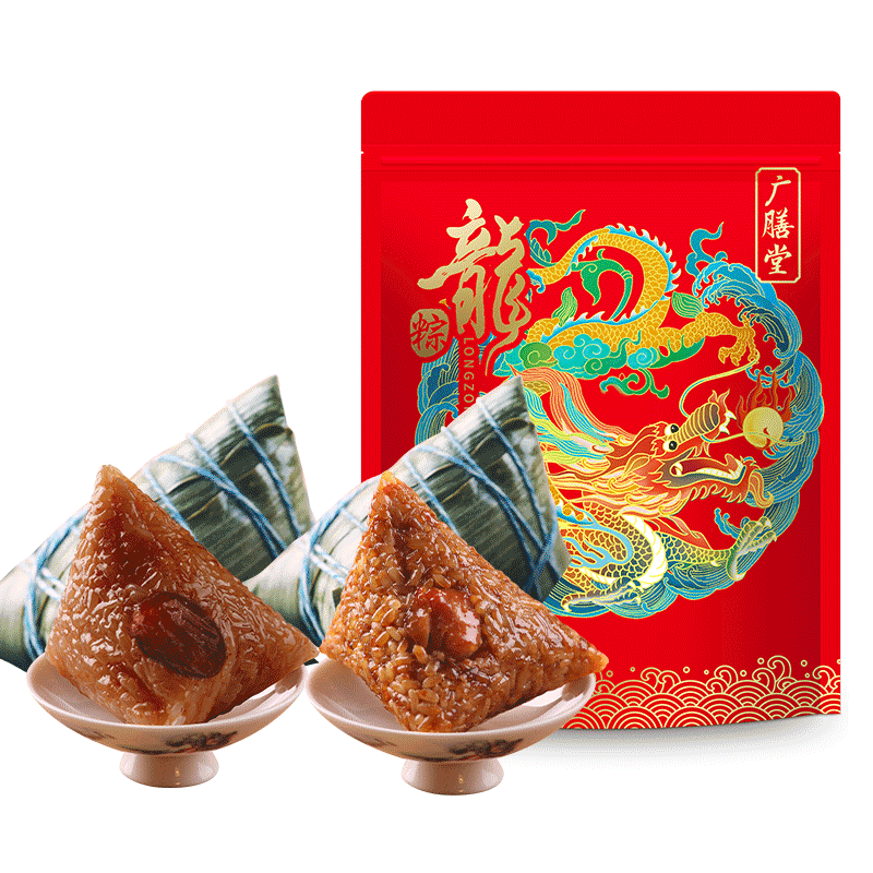 【稳定签到】鲜肉粽子蜜枣粽子组合200g大粽