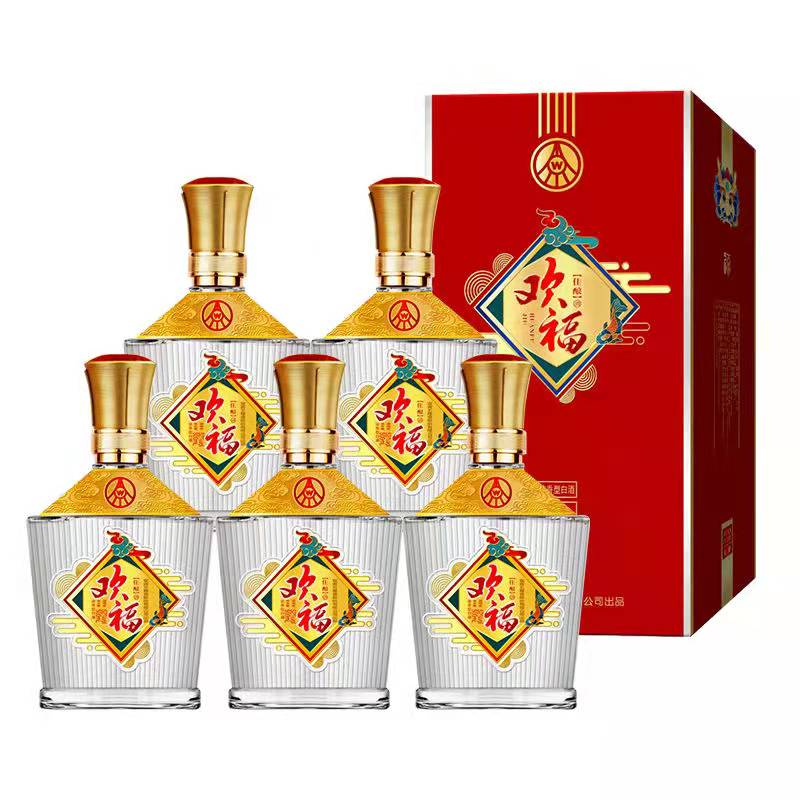 【JD旗舰店】五粮液股份公司出品 五粮液欢福佳酿500ml*6瓶（送3个礼品袋）