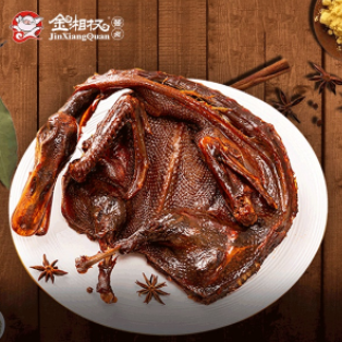 12.99元！金湘权 手撕湖南酱板鸭整只（凑单包邮）