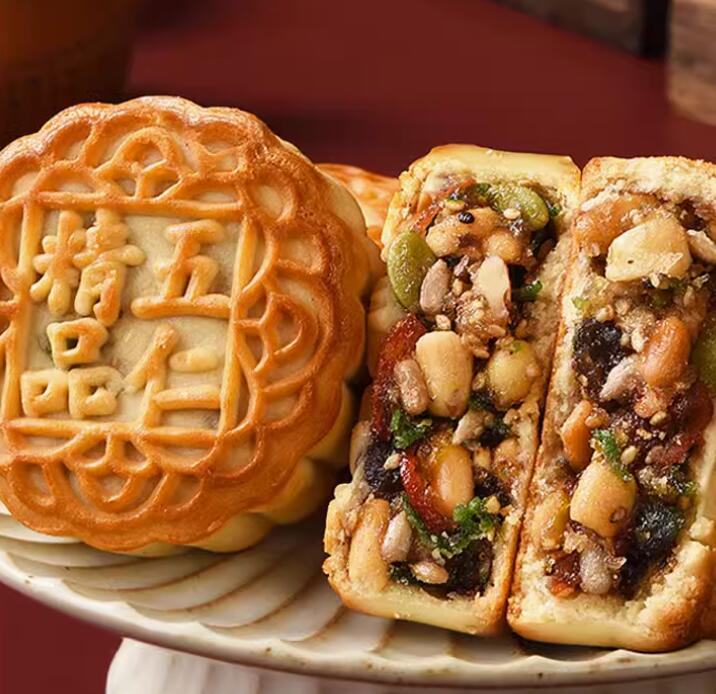 5.9元 包邮，修师傅 广式五仁月饼 100g*4枚 