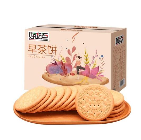 13.94元包邮！好吃点饼干达利园早茶饼800g