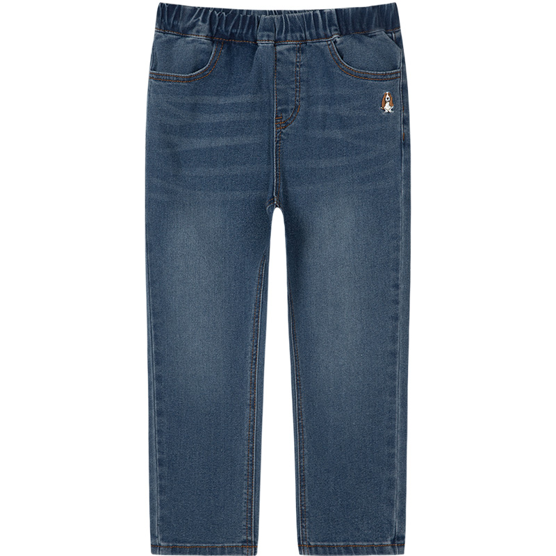 【暇步士】童装男童牛仔裤春季休闲长裤