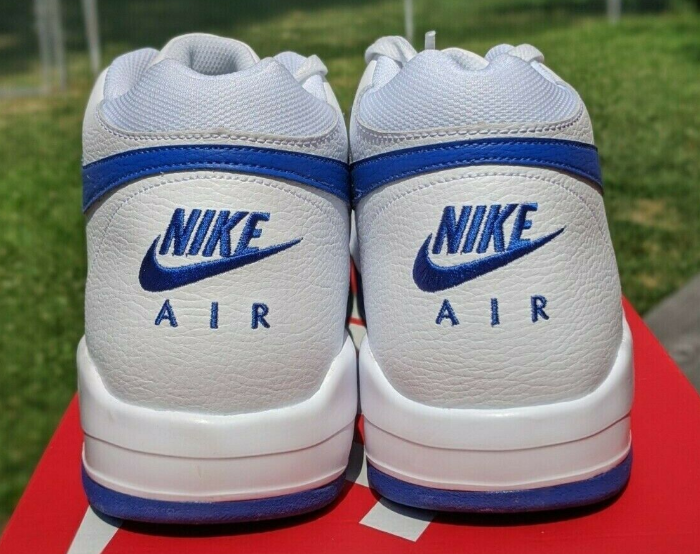 nikeflightlegacy男款气垫鞋蓝白色黑色