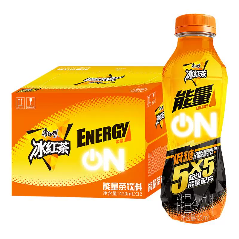 康师傅冰红茶能量饮420ml