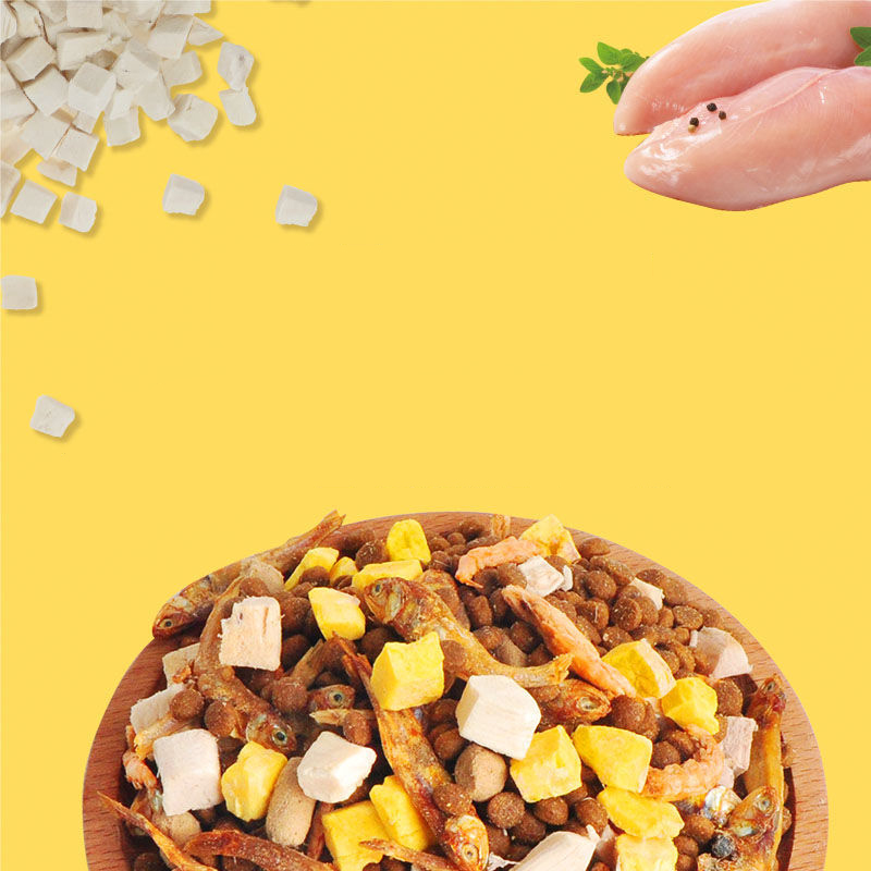 冻干猫粮增肥发腮成猫幼猫奶糕美英短鱼肉粮