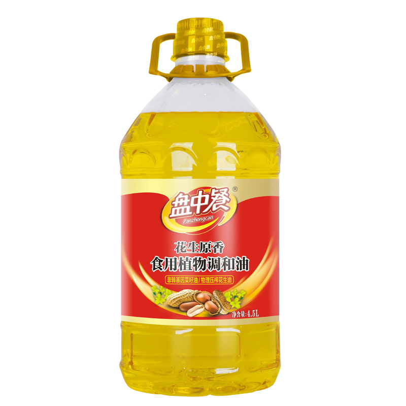 【加加】一级压榨植物花生油4.5L
