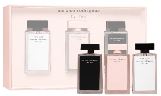 Narciso rodriguez for her deluxe store mini coffret