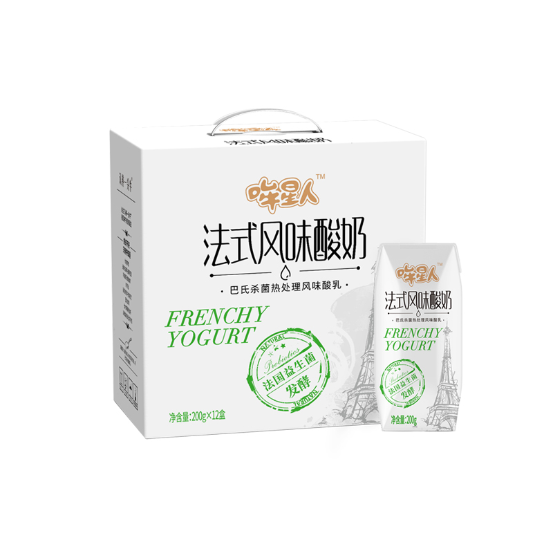 【认养一头牛】原味酸奶200g*24盒