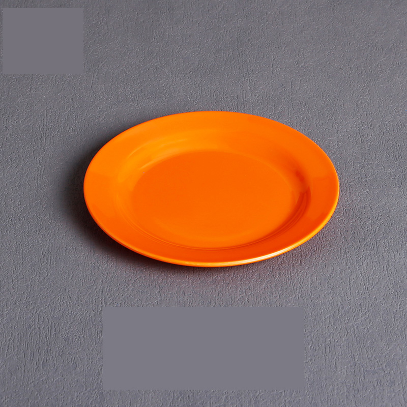 【贝莱恩】密胺餐具仿瓷塑料圆盘