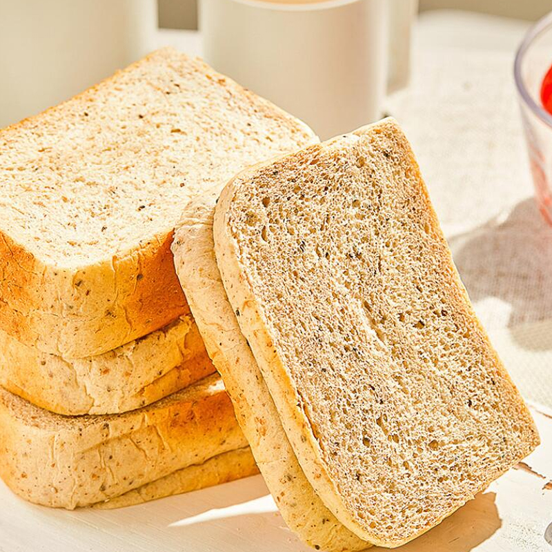 【有签到+小黑盒】奇亚籽全麦吐司代餐1000g