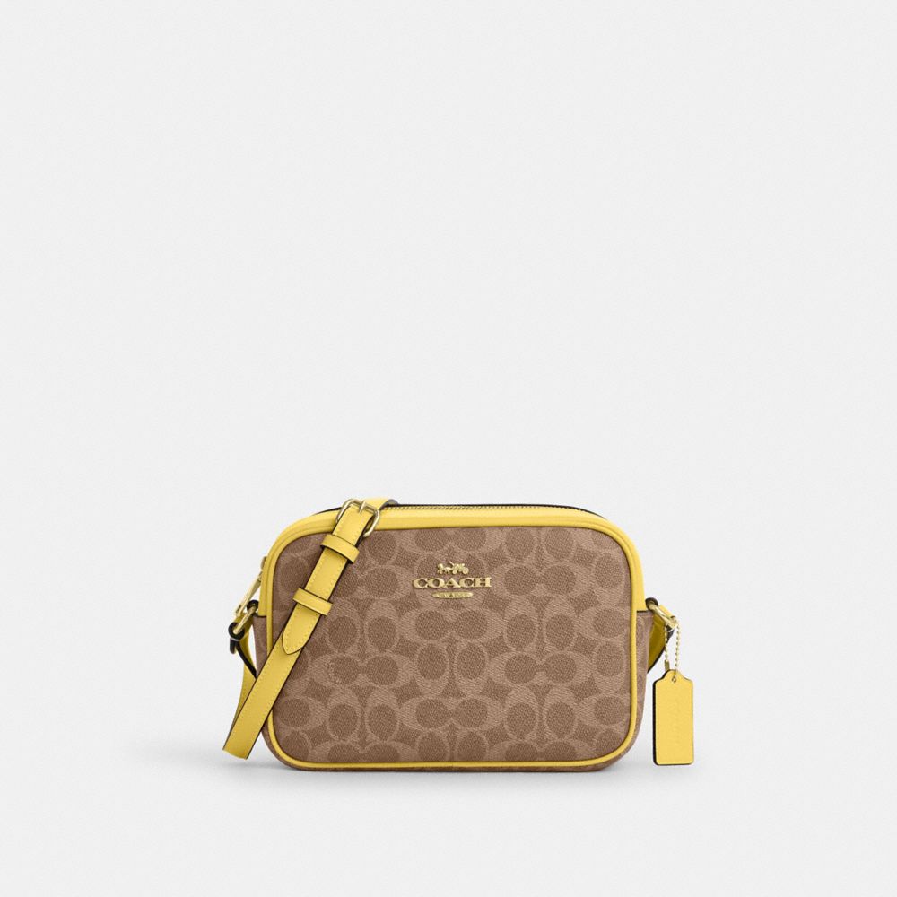 coach jamie camera bag in signature canvas CZ186-IMY4C