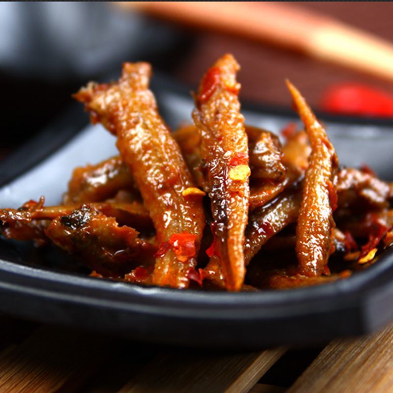 湖南即食香辣小鱼仔50包