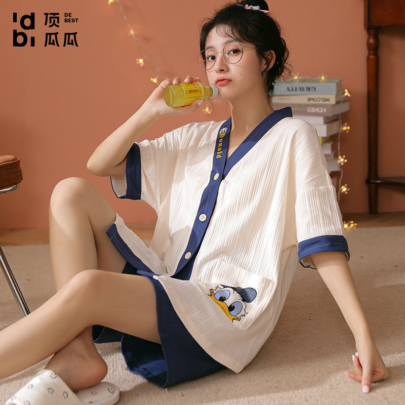 【顶瓜瓜大牌！】女款开衫家居服套装