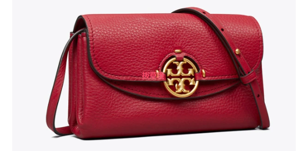 Tory Burch Miller 单肩包新年红 57折 199 拔草哦