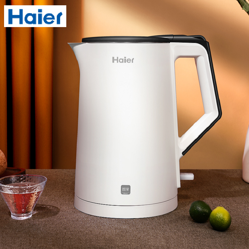 1.7L海尔保温一体不锈钢电热水壶